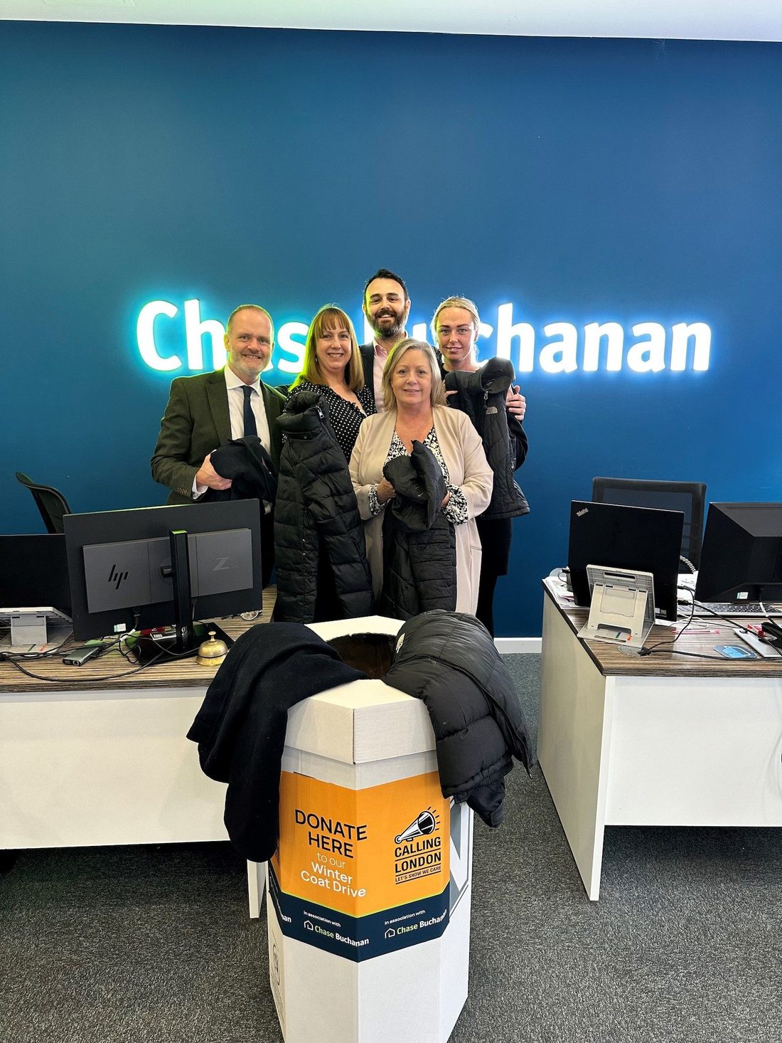 Team from Chase Buchanan in Teddington