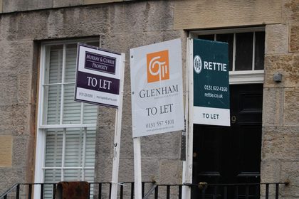 Property rental signs