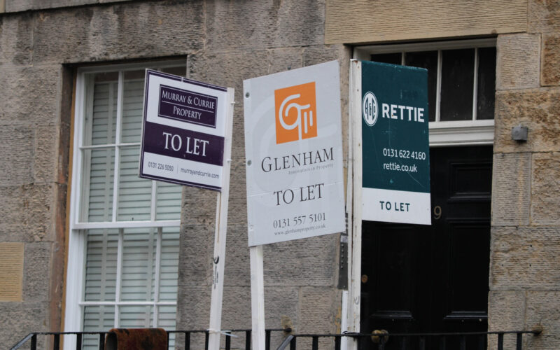 Property rental signs